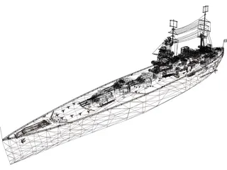 HMS Nelson 3D Model preview