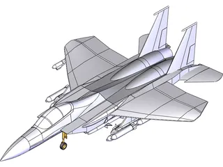 F-15A 3D Model preview