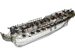 HMS Surprise 3D Model preview