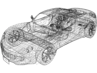 Lotus Elise S2 3D Model preview