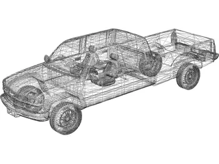 Chevrolet Silverado 3D Model preview
