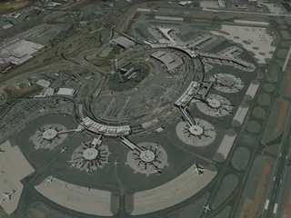 Newark International Airport 3D Model preview