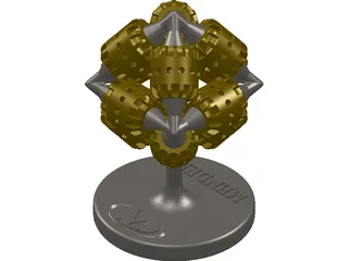 Mendell Brain Gear 3D Model preview