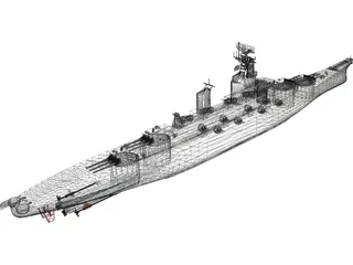 USS Montana 3D Model preview
