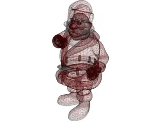 Pere Noel 3D Model preview