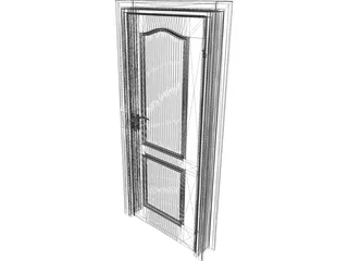 Western Door 3D Model preview
