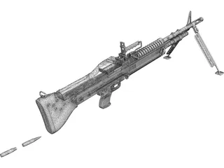 M60 3D Model preview