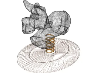 Children Playground Toy 3D Model preview