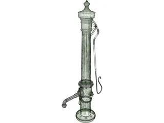 Water Pump 3D Model preview