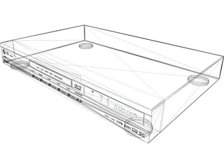 LG DVD Player 3D Model preview