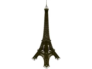 Eiffel Tower 3D Model preview