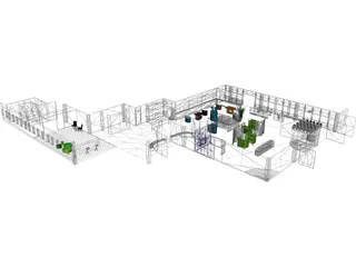 Office 3D Model preview