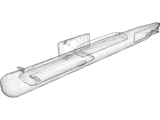 Sarov Class Submarine 3D Model preview