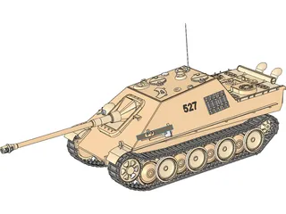 Jagdpanzer 3D Model preview