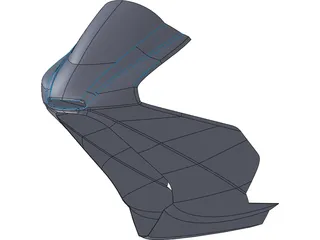 Motorcycle Bodywork 3D Model preview