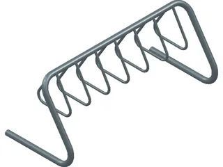 Bike Rack 3D Model preview