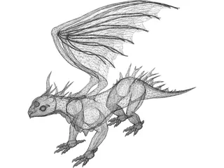 Dragon 3D Model preview