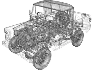Land Rover 3D Model preview