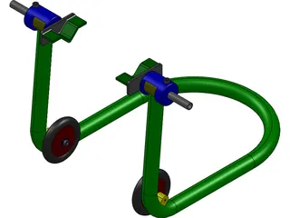 Motorcycle Jack 3D Model preview