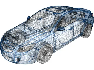 Opel Insignia OPC 3D Model preview