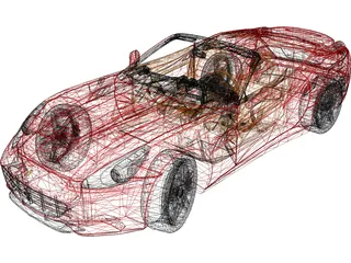 Ferrari California 3D Model preview