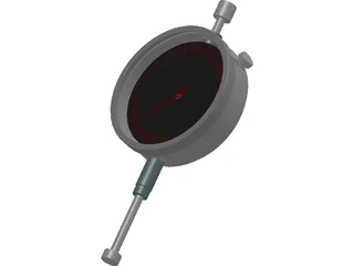 Plunger Dial Indicator 3D Model preview