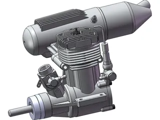 RC Engine OS FX 0.61 3D Model preview