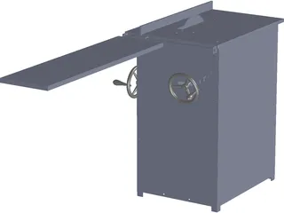 Circular Saw Table 3D Model preview