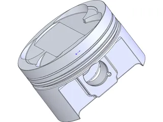 BMW S54 Engine Piston 3D Model preview