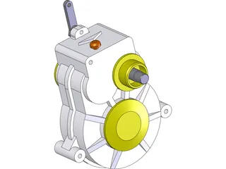 Quaife QBA2R Drivebox 3D Model preview