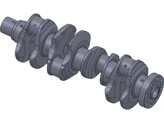 Crankshaft 3D Model preview