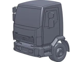 Volvo FL Cabin 3D Model preview