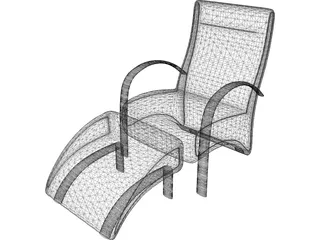 Armchair 3D Model preview