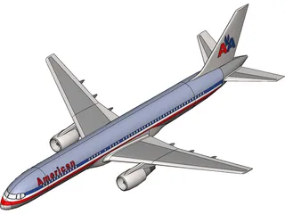 Boeing 737 3D Model preview