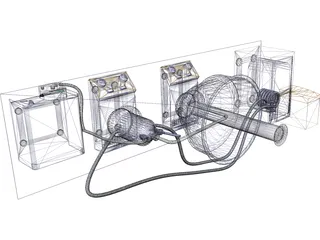 Hydrogen Reactor 3D Model preview