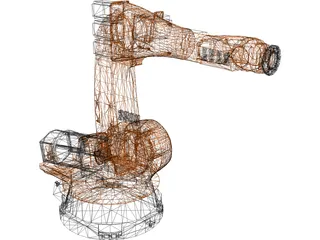 Kuka KR100-140 Robot 3D Model preview