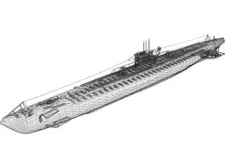 U20 Boat 3D Model preview