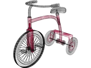 Tricycle 3D Model preview