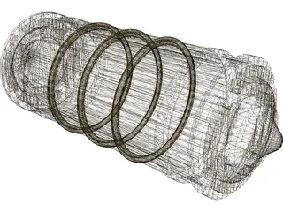 Cryptex 3D Model preview
