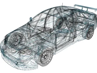 Chevrolet Lacetti WTCC 3D Model preview