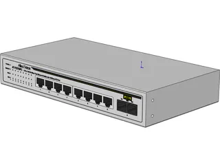 Allied Telesis AT-FS709FC 3D Model preview