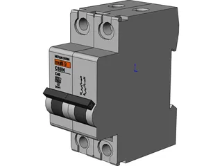 Merlin Gerin C40-2P 24341 3D Model preview