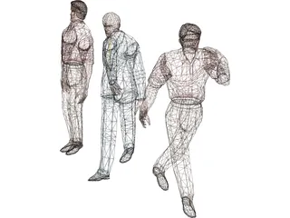 People Collection 3D Model preview