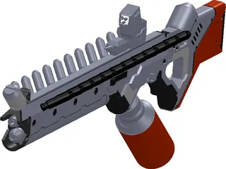 District 9 Assault Rifle 3D Model preview