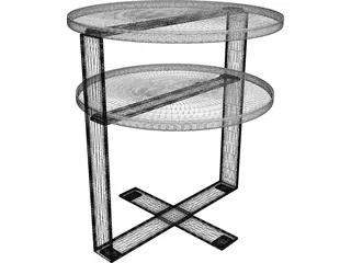 Low Table 3D Model preview