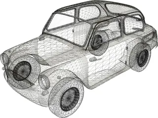 ZAZ 965 (1960) 3D Model preview