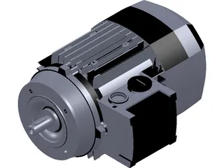 MOTOR GR71 0.33 0.5CV B14 3D Model preview