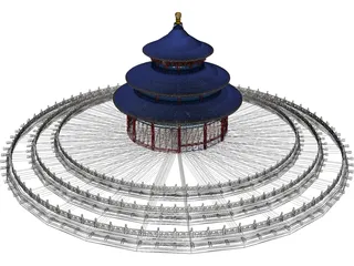 Temple of Heaven 3D Model preview