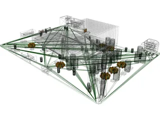 Xbox 360 Jasper Motherboard 3D Model preview