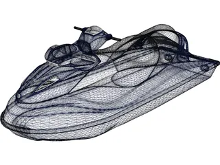 Jet Ski 3D Model preview